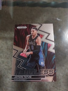 2023 Panini Prizm Draft Picks Jayson Tatum #19 Fearless Duke Blue Devils Celtics