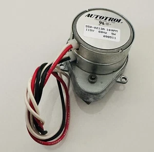 Autotrol AC Gear Motor – Model 550 # 550-0213A / 10 RPM - 115V , 60Hz, 5W - Picture 1 of 2