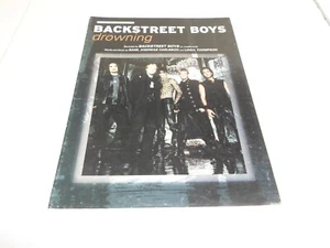 Backstreet Boys Drowning Piano Keyboard Sheet Music Lyrics Vocals Guitar Tabs - Picture 1 of 3