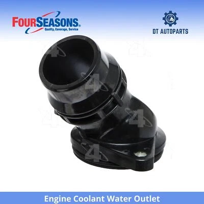For 2008-2013 Volkswagen Jetta Engine Coolant Water Outlet 4 Seasons 2009 2010 - Image 1 of 4