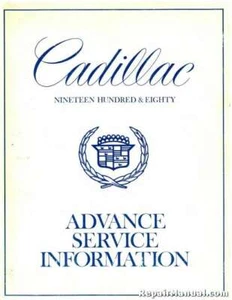 1980 Cadillac Advance Service Information Manual - Picture 1 of 1