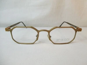 Sin & Cos Vintage Donna Occhiali Color Bronzo Telaio Made IN Italy - Picture 1 of 8