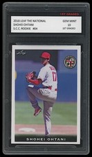 SHOHEI OHTANI 2018 THE NATIONAL #04 1ST GRADED 10 ROOKIE CARD LA ANGELES ANGELS