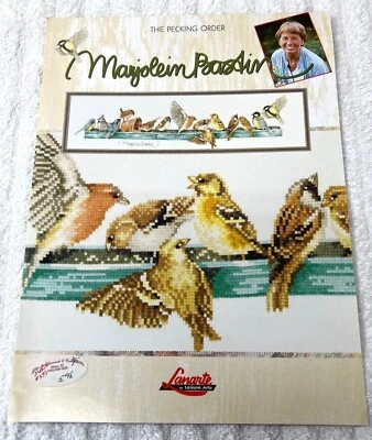 Marjolein Bastin "The Pecking Order" Cross Stitch Pattern Book By Lanarte - Image 1 of 4