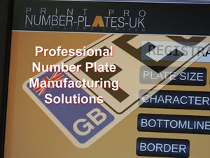 Number Plate Printing for UK. Includes choice of printer & professional software - Picture 1 of 23