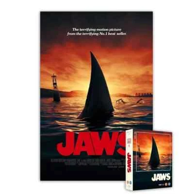 JAWS (1975) 4K Steelbook Film Vault Collection + VICE Poster-NEW-Free Shipping Foto 1 de 4