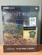 Planet Earth - The Complete Series  5 DVD SET Includes TEE SHIRT   BRAND NEW