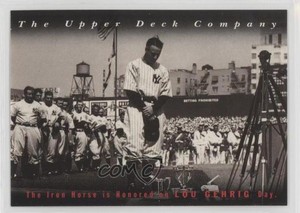 1994 Upper Deck All-Time Heroes Off the Wire Lou Gehrig #4 HOF
