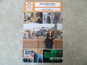 CARTE FICHE CINEMA 2012 ZERO DARK THIRTY Jessica Chastain Jason Clarke - Picture 1 of 1