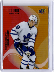 2022-23 Allure Color Flow Nicholas Abruzzese #SF-19 Red-Orange