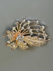 Schöne Brosche Rosegold & Stein - Bild 1 von 16