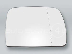 Espejo de puerta blanco térmico vidrio y placa de respaldo DERECHA para BMW X5 E53 2000-2006 - Imagen 1 de 2
