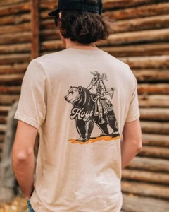 Hoyt Grizzly Wrangler Tee Large - Picture 1 of 1