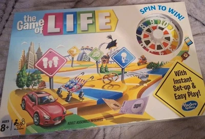 THE GAME OF LIFE ~ Spin to Win ! by Hasbro Gaming 2015 - (8yrs+) Instant set up - Image 1 of 4