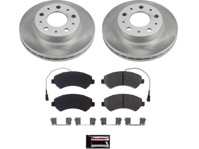 Kit de pastillas de freno delanteras y rotor para Ram ProMaster 2500 2015 2016 2014-2021 YF699PQ Foto 1 de 1