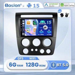 9" Android 15 For 2005-2010 Hummer H3 CarPlay Car GPS Radio Stereo DSP 6GB+128GB - Bild 1 von 18