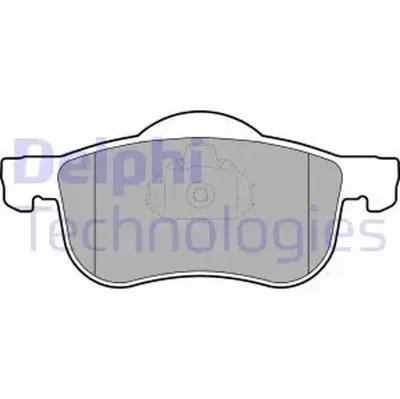 Pastillas de freno semimetálico LP1458 DELPHI para VOLVO S70 V70 I S80 I V70 II - Imagen 1 de 4