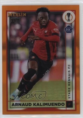 2022-23 Topps Merlin UEFA Club Competitions /25 Arnaud Kalimuendo #136 Rookie RC - Image 1 of 2