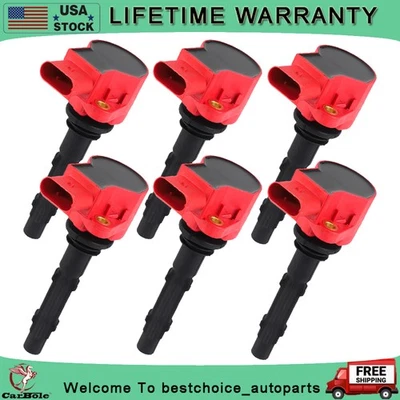 6X Ignition Coil Pack for Mercedes-Benz ML350 E350 C300 CLK350 S550 ML550 UF535 - Image 1 of 4