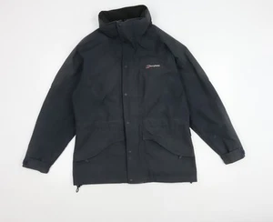 Berghaus Women's Black Waterproof Rain Coat, Size 10 - Picture 1 of 12