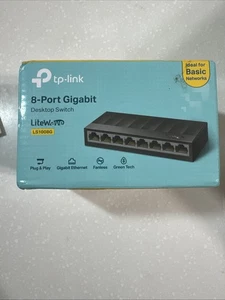 TP-Link 8 Port Gigabit Desktop Switch - LS1008G, Open Box - Bild 1 von 3