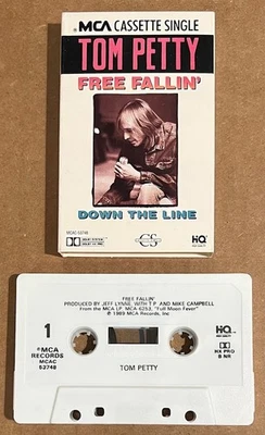Tom Petty - Free Fallin' RARE out of print cassette single w/ bonus track '89 Foto 1 de 2