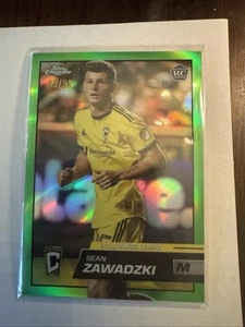 2023 Topps Chrome MLS - Sean Zawadzki #138 Neon Green Refractor /99 (RC) - Picture 1 of 3