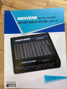ALESIS 1986 Digital Reverb Stereo Catalog Vintage Music Equipment Used - Picture 1 of 2