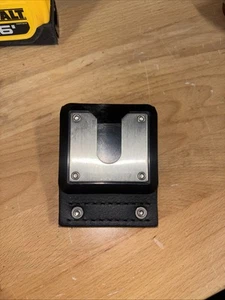 Schwarz Leder Funkhaken Dienst Gürtelhaken - Bild 1 von 6