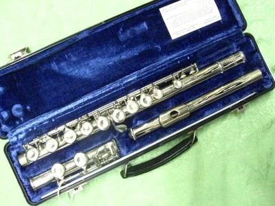 Flauta Selmer Niquelada Modelo 1206 Nueva Stock Antiguo Hecha en Elkhart EE. UU. Foto 1 de 4