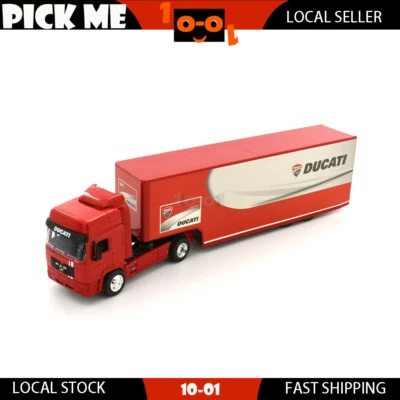 Highly Detailed Diecast Model Gift Toy Man Ducati MotoGP Team Truck 1:43 Scale - Image 1 of 4
