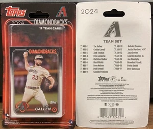 2024 TOPPS ARIZONA DIAMONDBACKS TEAM SET CARROLL THOMAS LONGORIA PERDOMO GALLEN - Picture 1 of 1