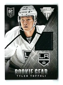 CAMISETA USADA DE NOVATO TYLER TOFFOLI 2013-14 PANINI TITANIO ENGRANAJE {RC} JUEGO - Imagen 1 de 1