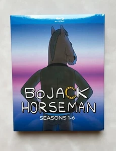 BoJack Horseman: Kompletna seria sezon 1-6 (Blu-ray, zestaw 6 płyt) Nowy - Zdjęcie 1 z 2