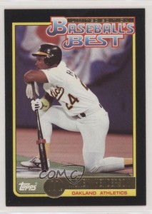 1992 Topps McDonald's Limited Edition Baseball's Best Rickey Henderson #3 HOF