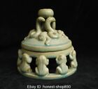 8" Old China Chinese Ancient Ru Kiln Porcelain Song Dynasty Snake Inkstone