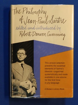 PHILOSOPHY OF JEAN-PAUL SARTRE, 1966 Mod. Lib. Stated 1st in Priced DJ ($2.45) - Image 1 of 4