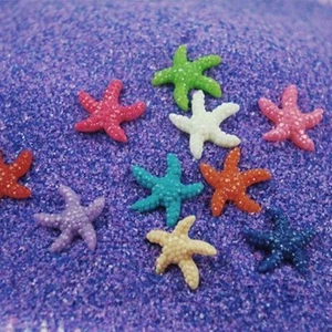 20PCS Bulk Resin Starfish Embellishment Flatback Sea Star Aquarium Decor 15*15mm - Picture 1 of 6