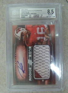 2012 RUSSELL WILSON SPX ROOKIE SPECTRUM AUTO #75 BGS 8.5 25/25 - Picture 1 of 2