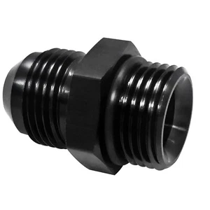 8AN Male Flare to 8AN Male Fuel Pump Rail Fitting Aluminum Hose Adapter with ... - Picture 1 of 4