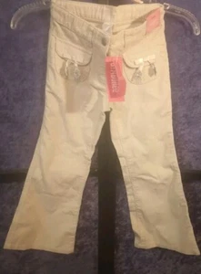 Gymboree Adjustable Waist Size 5 Corduroy Pants Sparkly - Picture 1 of 9