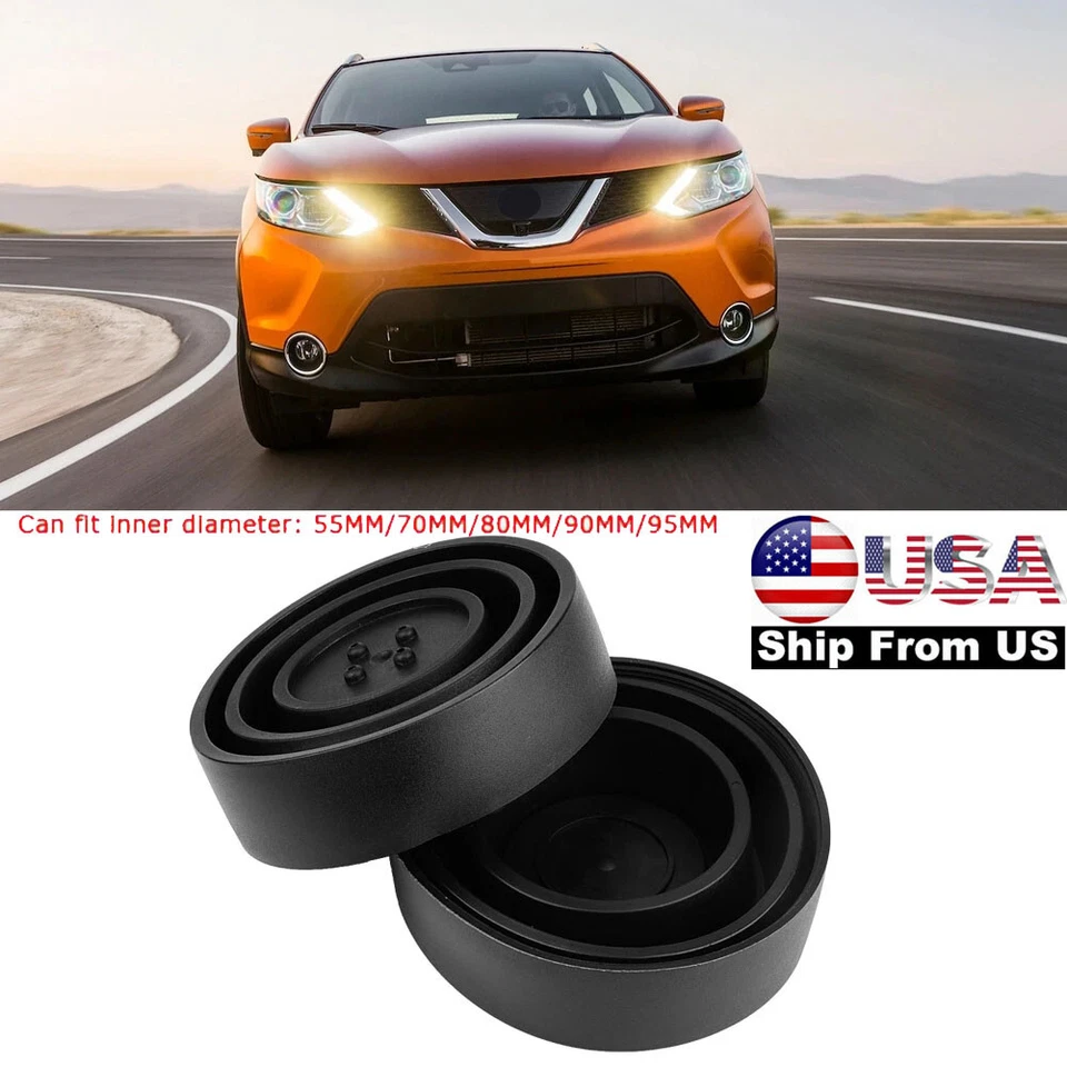  2 Piezas Universal Sellado Goma Coche Faro LED Cubierta Antipolvo Carcasa Sello Tapa Foto 1 de 4