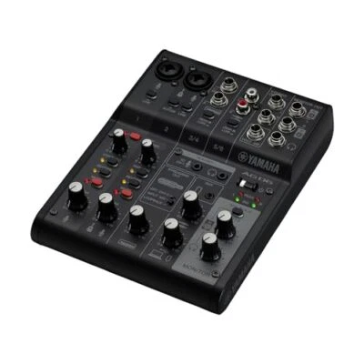 YAMAHA AG06MK2 B 6ch Live Streaming Mixer Black New From Japan  - Image 1 of 4