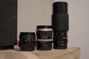 Adapted Canon Lens Bundle With Two E Mount Adapters 28 50 and 70-180mm - Picture 1 of 10