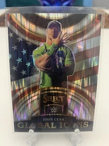 2023 WWE Panini Select John Cena Global Icons Flash Prizm #3 - Bild 1 von 2
