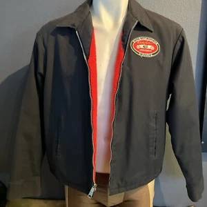 NHRA patches on a VINTAGE JACKET BIC MAC JCPenny cool mechanics look size M W - Picture 1 of 10
