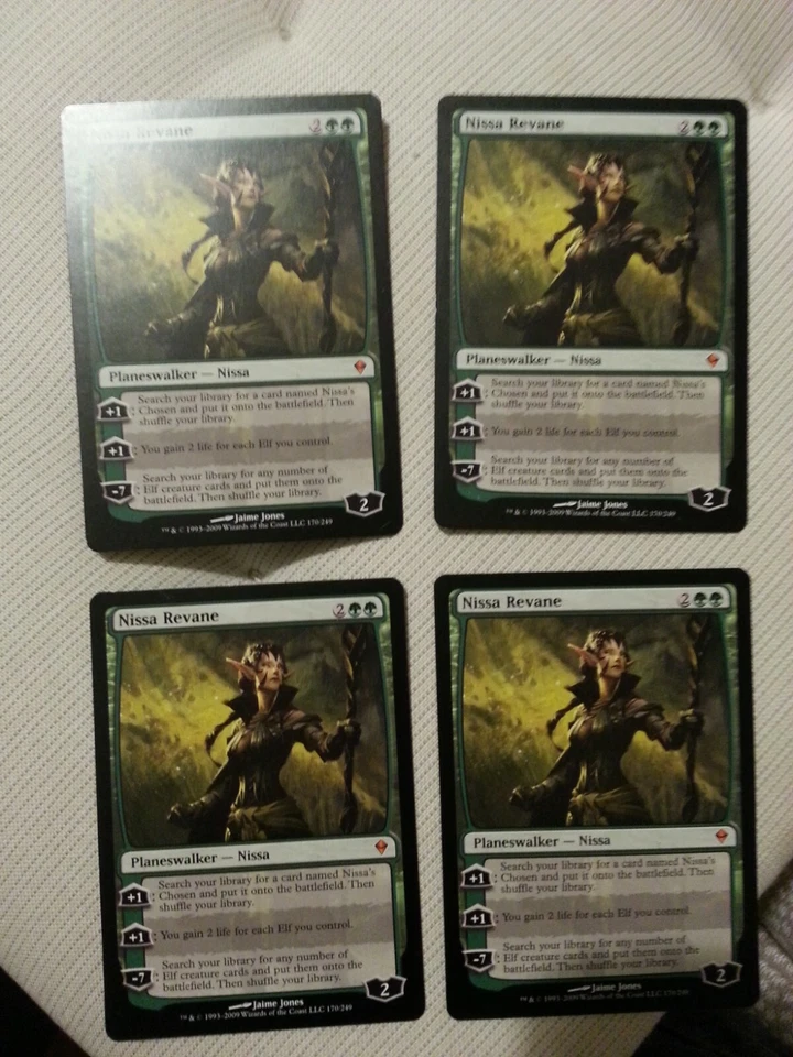 MTG Nissa Revane x 4 - Zendikar - LP - Image 1 of 1