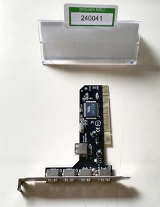 Steckkarte / Controller Karte / HAMA / 4+1 Port / USB 2.0 / PCI / 00062752 V1 - Bild 1 von 4