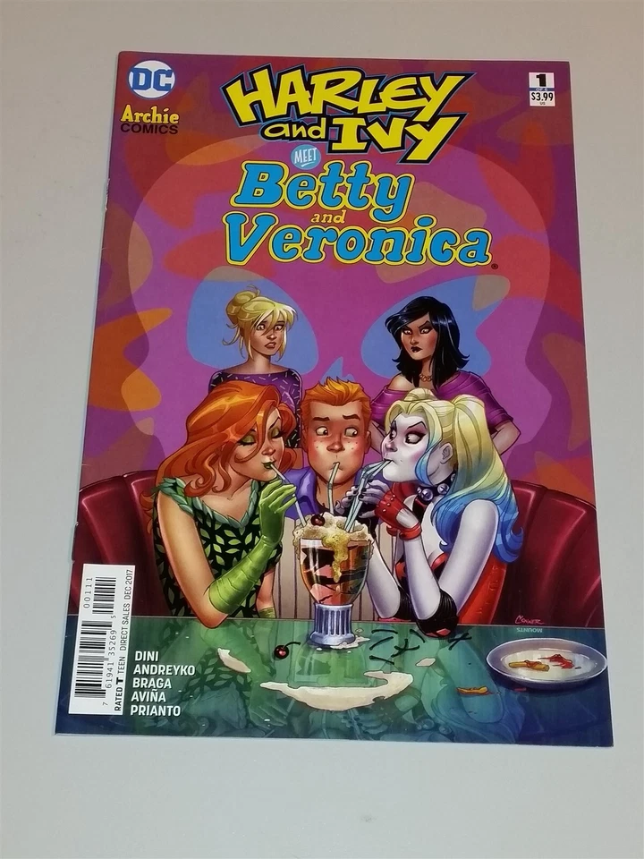 HARLEY AND IVY MEET BETTY AND VERONICA #1 VF (8.0 OR BETTER) DC DECEMBER 2017 Foto 1 de 1