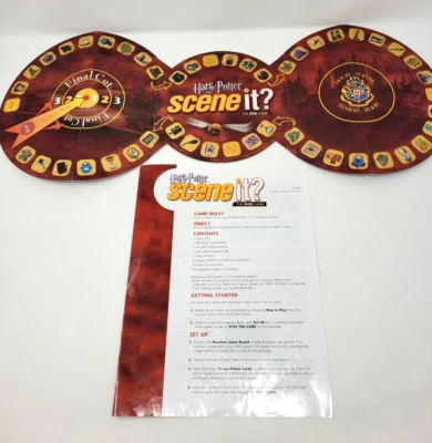 2005 Harry Potter Scene It? 1st Edition Game Board & Instr. Replacement Pieces - Image 1 of 4